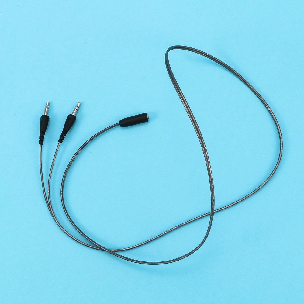 Earphone Splitter Jack - 1M 3.5 มม.หญิง 2 ชายอะแดปเตอร์ PC
