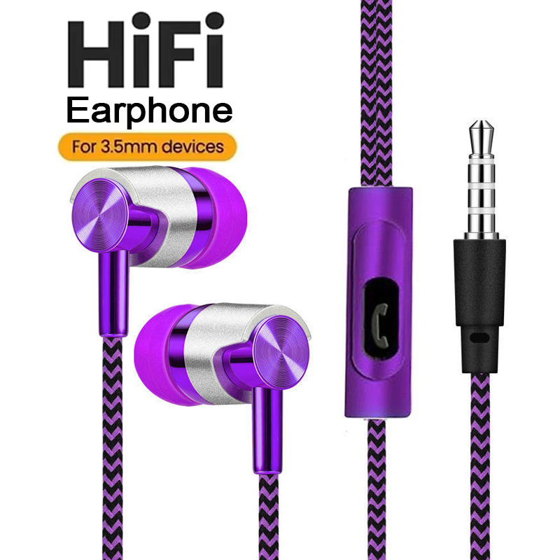 ไมโครโฟน HD ในตัว หูฟังแบบมีสา - Wired Earphone Mic บทวิจารณ์และราคา