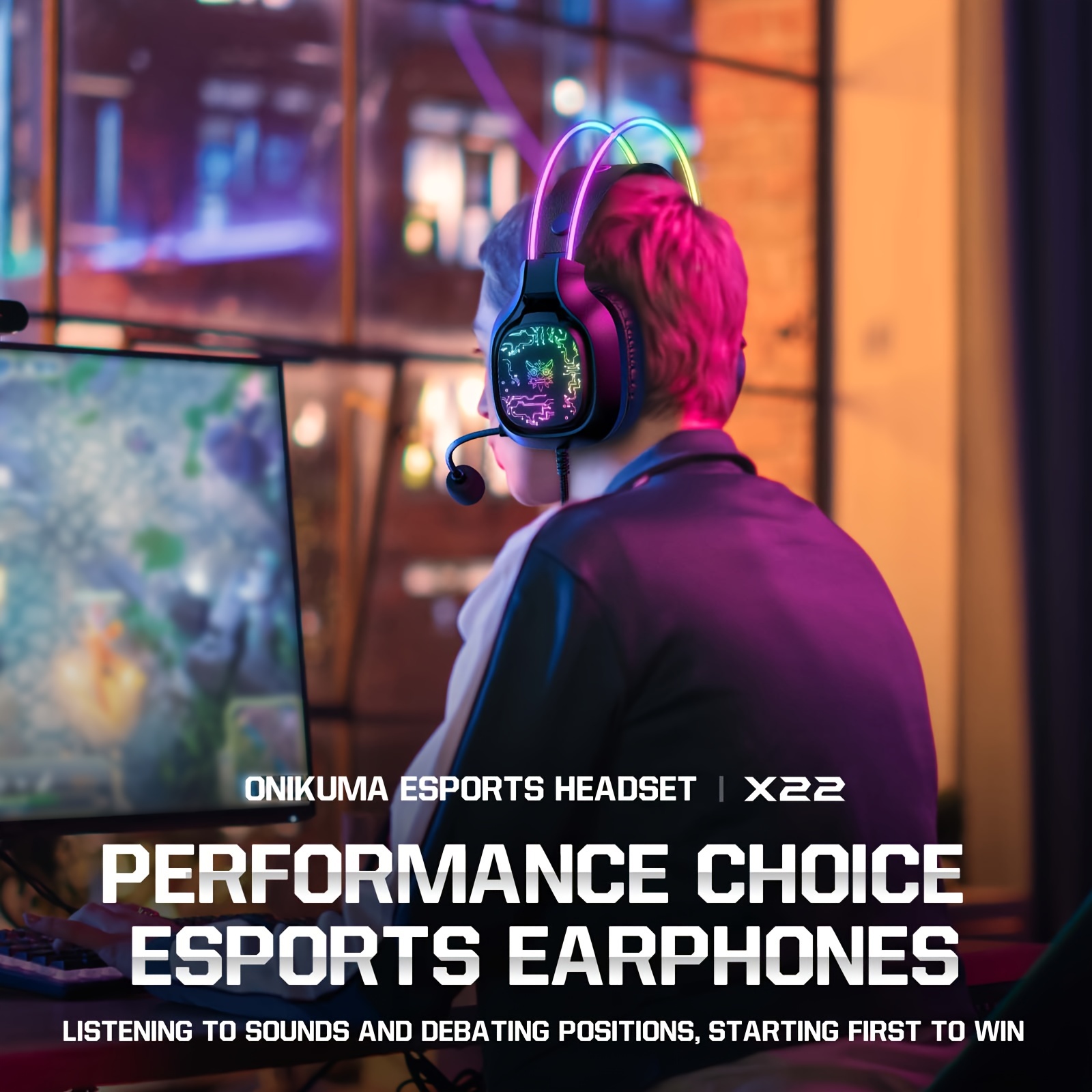 Onikuma หูฟังครอบหูแบบมีสายหูฟ - Gaming Headset Rgb บทวิจารณ์และราคา