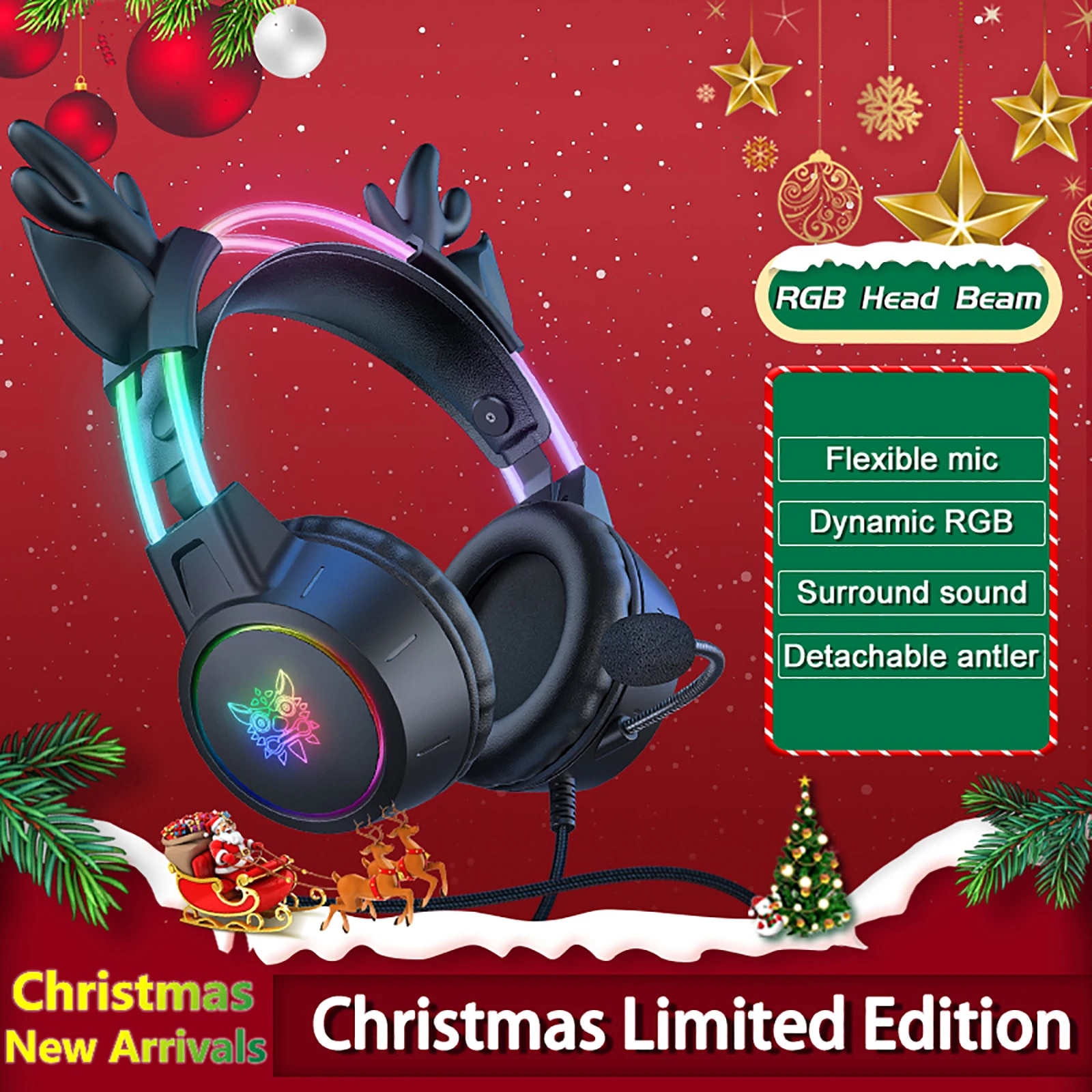 หูฟังเล่นเกม onikuma สำหรับ202 - Gaming Headset Rgb บทวิจารณ์และราคา