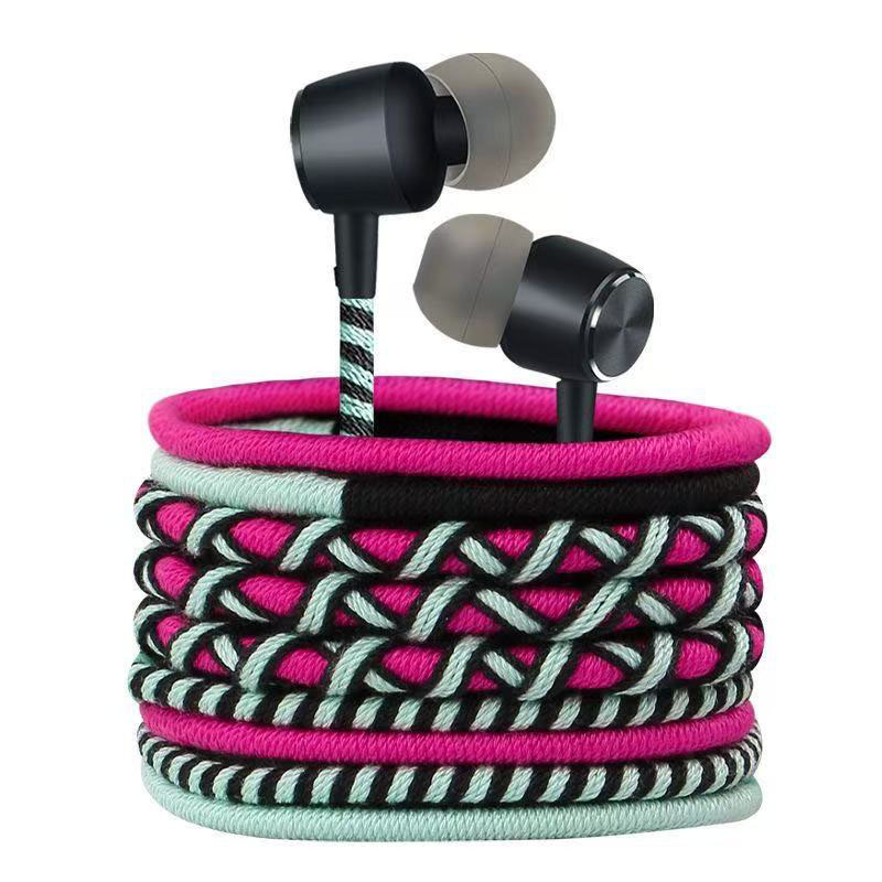 หูฟังแบบมีสายถัก 3.5 มม. หูฟัง - Wired Earphone Mic บทวิจารณ์และราคา